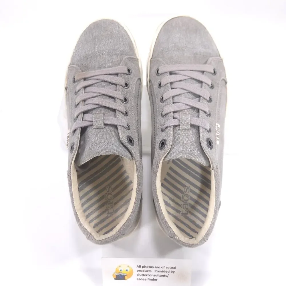 Taos Plim Soul Casual Lace Up Sneaker Shoe Womens Size 9.5 PLS-13644 Gray